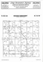Beaver Township Directory Map, Fillmore County 2006